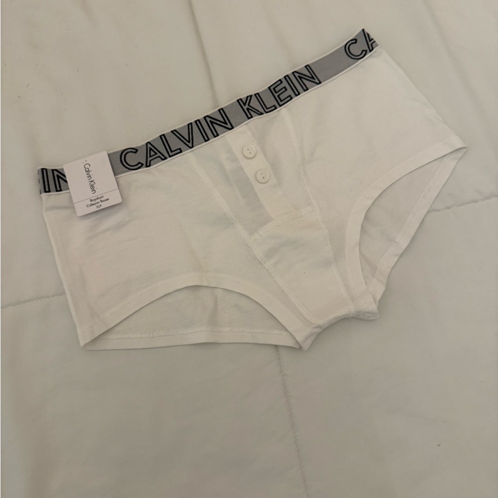 Calvin Klein Cream Boyshort Boxer